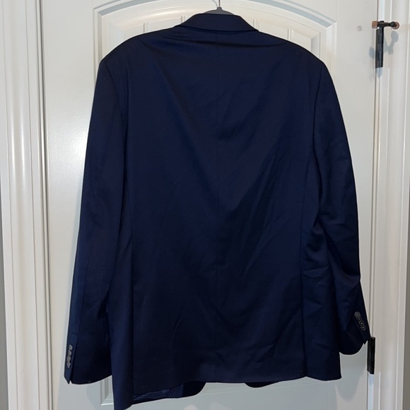 Michael Kors Classic preppy navy suit jacket sports coat size 42 Long - Picture 9 of 15